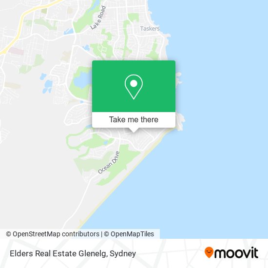 Elders Real Estate Glenelg map