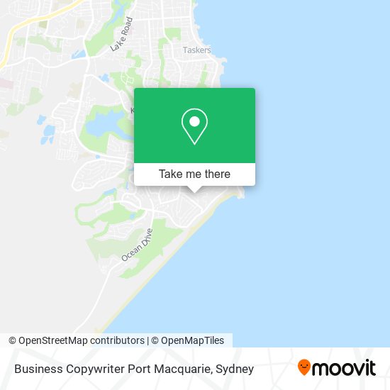 Business Copywriter Port Macquarie map