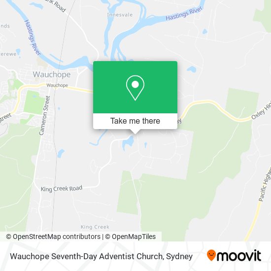 Mapa Wauchope Seventh-Day Adventist Church