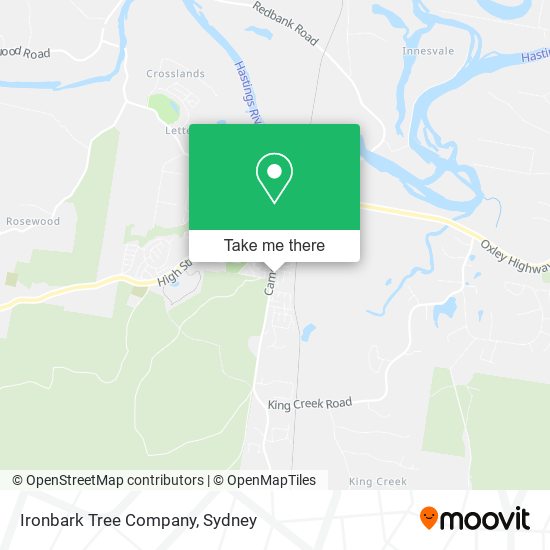 Ironbark Tree Company map