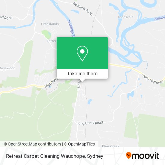 Retreat Carpet Cleaning Wauchope map