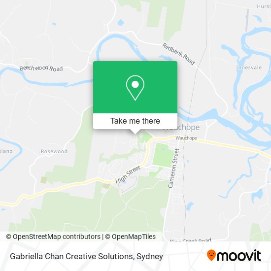 Gabriella Chan Creative Solutions map