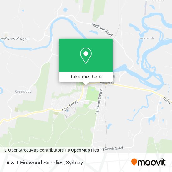 A & T Firewood Supplies map