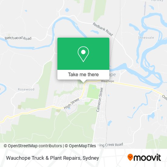 Mapa Wauchope Truck & Plant Repairs