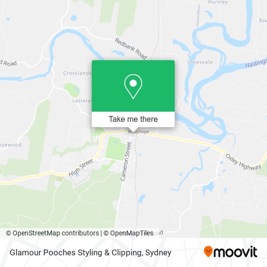 Glamour Pooches Styling & Clipping map