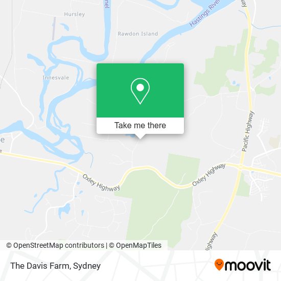 Mapa The Davis Farm