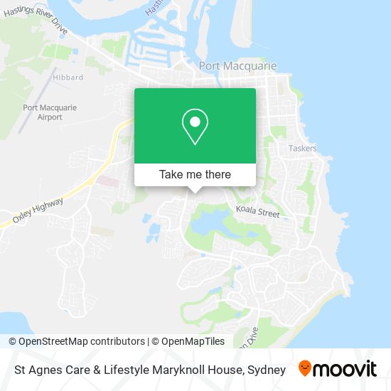 Mapa St Agnes Care & Lifestyle Maryknoll House