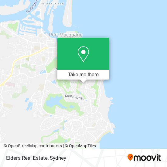Elders Real Estate map