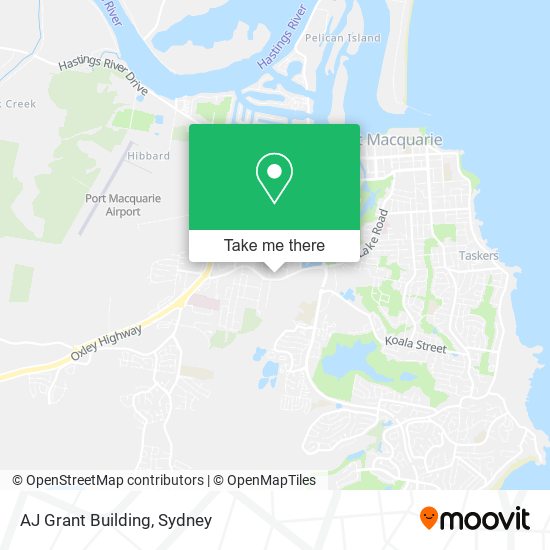 AJ Grant Building map