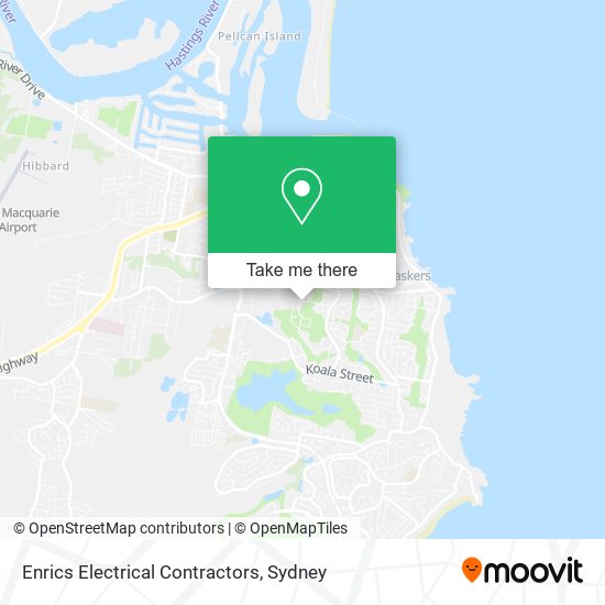 Enrics Electrical Contractors map