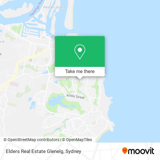 Elders Real Estate Glenelg map