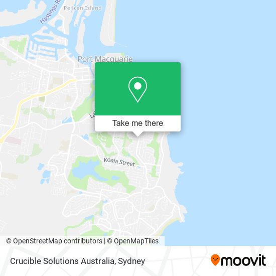 Crucible Solutions Australia map