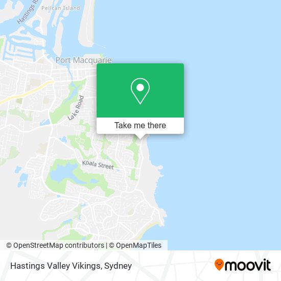 Hastings Valley Vikings map