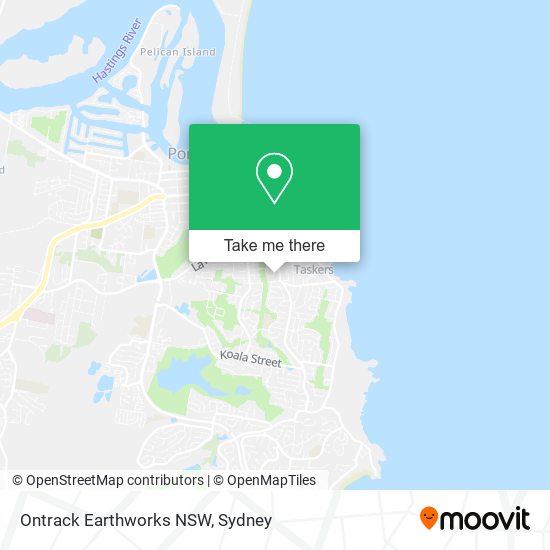 Ontrack Earthworks NSW map