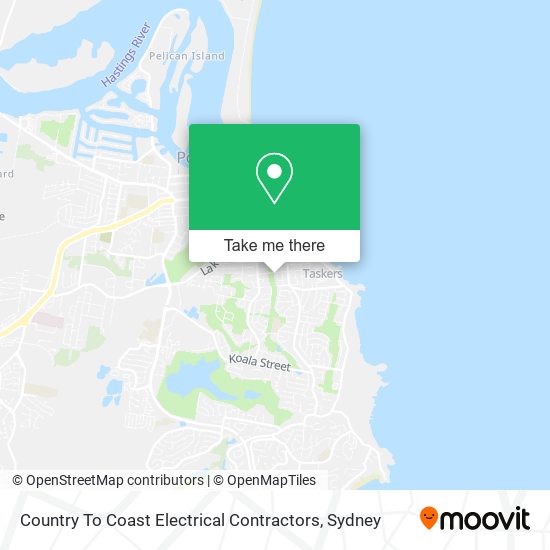 Country To Coast Electrical Contractors map