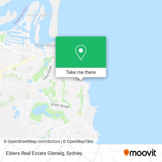Elders Real Estate Glenelg map
