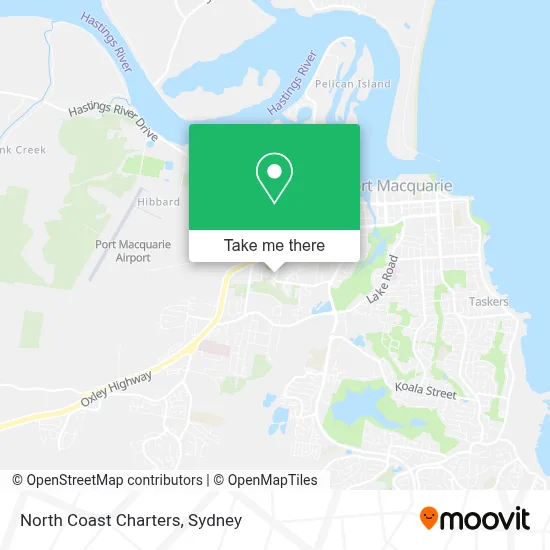 Mapa North Coast Charters