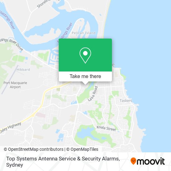 Top Systems Antenna Service & Security Alarms map