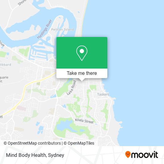 Mind Body Health map