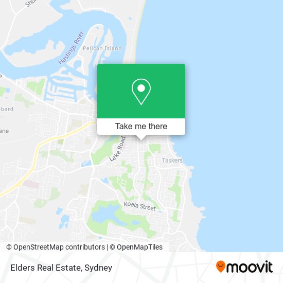 Elders Real Estate map