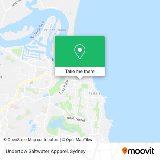 Undertow Saltwater Apparel map