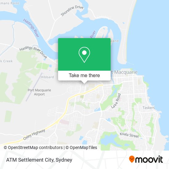 ATM Settlement City map