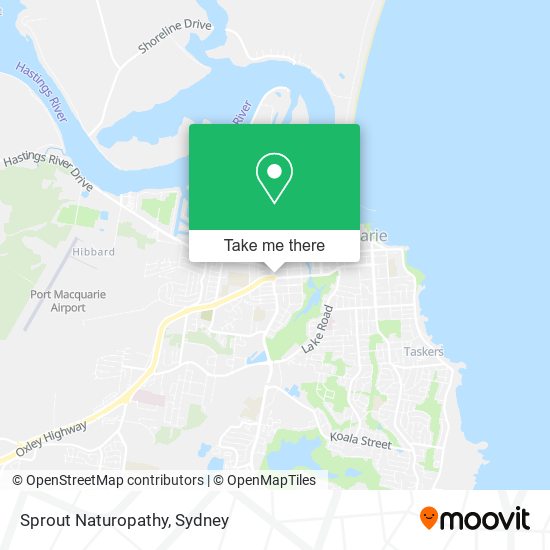 Sprout Naturopathy map