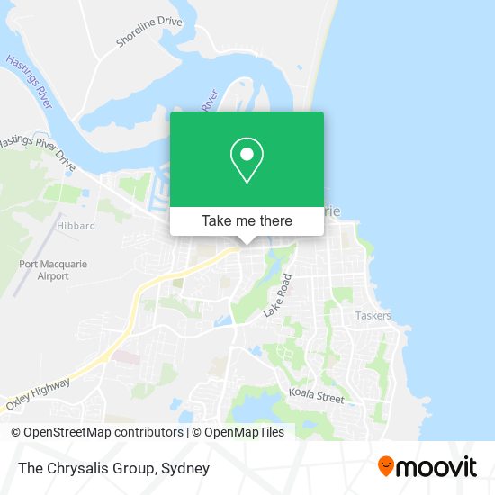 The Chrysalis Group map