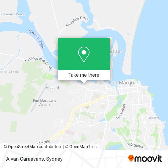 A van Caraavans map