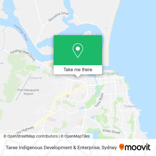 Taree Indigenous Development & Enterprise map