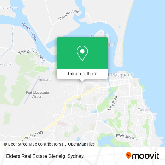 Elders Real Estate Glenelg map