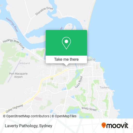 Laverty Pathology map