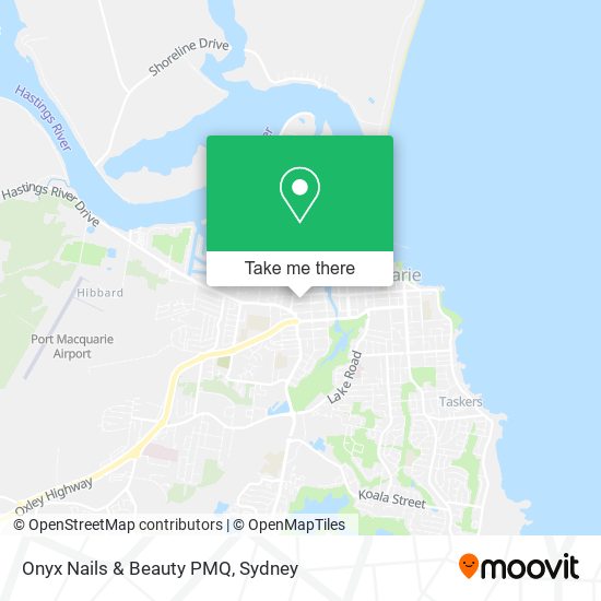 Onyx Nails & Beauty PMQ map
