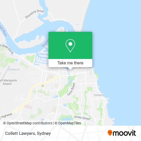 Collett Lawyers map