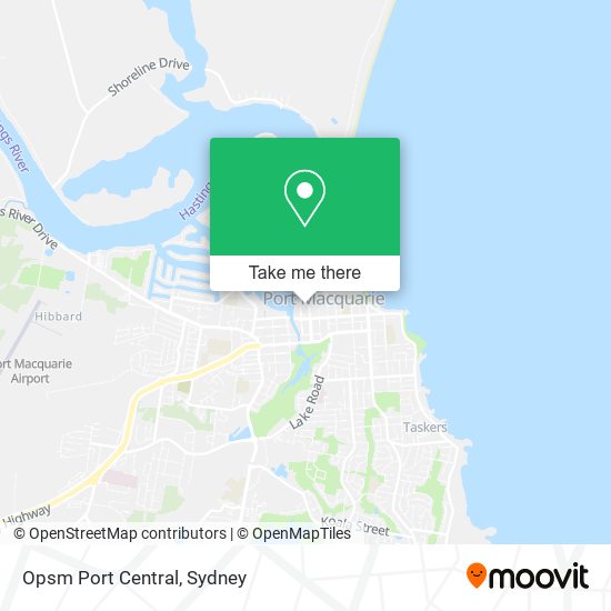 Opsm Port Central map