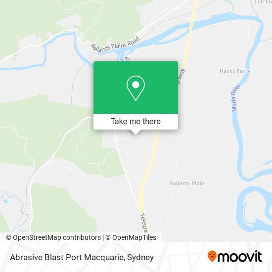 Abrasive Blast Port Macquarie map