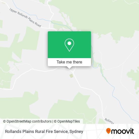Rollands Plains Rural Fire Service map