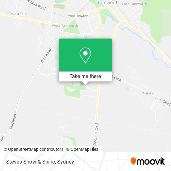 Steves Show & Shine map