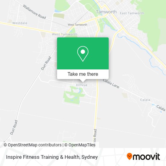 Inspire Fitness Training & Health map