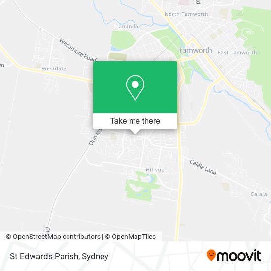 St Edwards Parish map