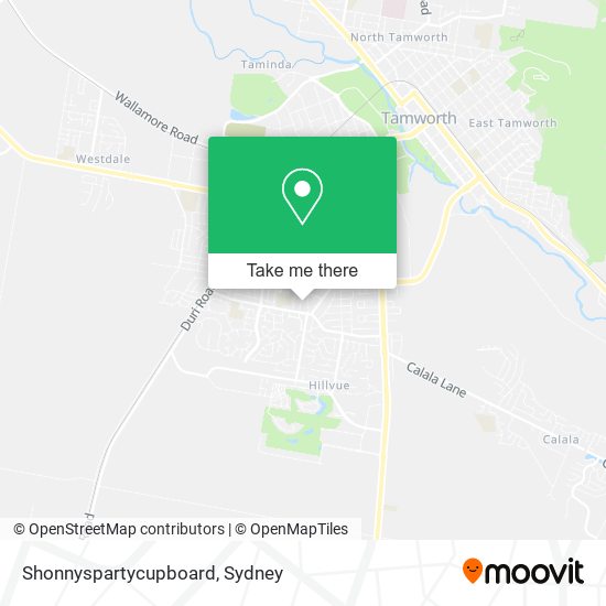 Shonnyspartycupboard map