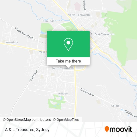 A & L Treasures map