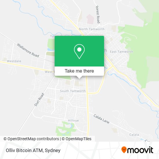 Olliv Bitcoin ATM map