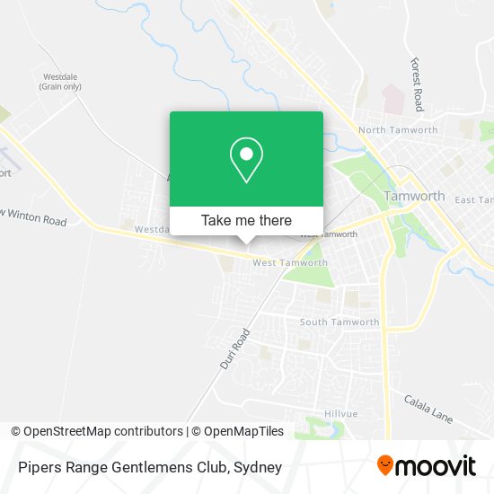 Pipers Range Gentlemens Club map