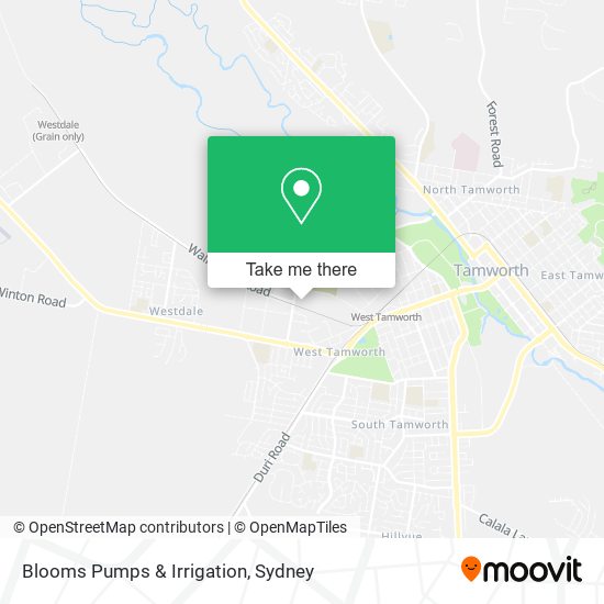 Blooms Pumps & Irrigation map