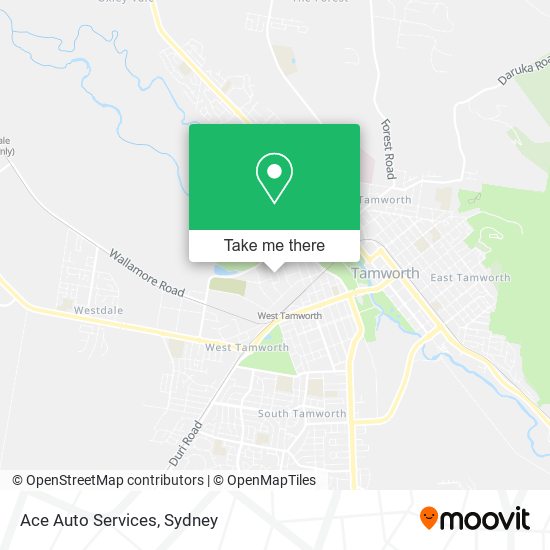 Ace Auto Services map