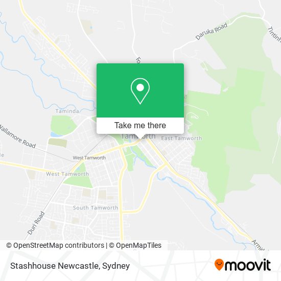 Stashhouse Newcastle map