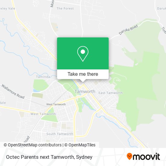 Mapa Octec Parents next Tamworth