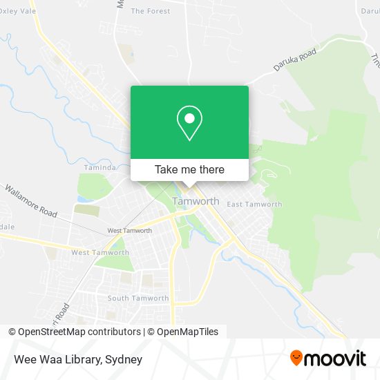 Wee Waa Library map