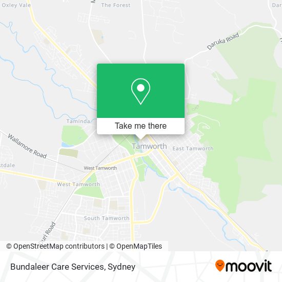 Bundaleer Care Services map